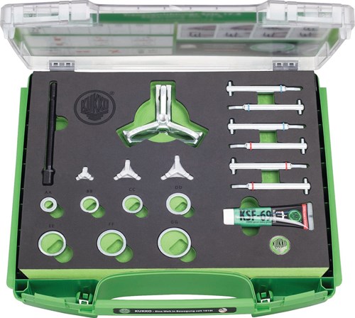Kukko K-70-A 18-delige Kogellagertrekkerset Diameter 10-30mm