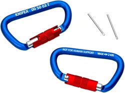 KNIPEX 00 50 03 T BK Karabijnhaak