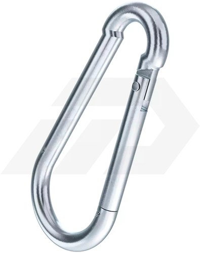 Karabijnhaak 60x6mm Verzinkt DIN 5299