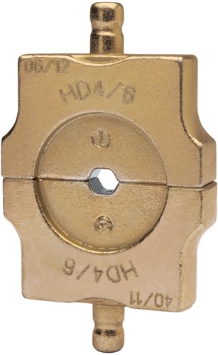 Klauke HD 4/10 Inzetstuk 10mm² Dynamic Zeskant