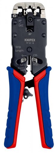 Knipex 975112-200mm Krimptang Voor RJ-Stekkers