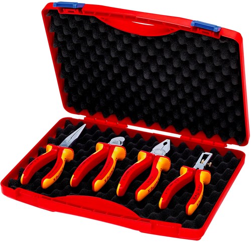 Knipex 002015 VDE Tangenset 4-Delig (In Koffer)