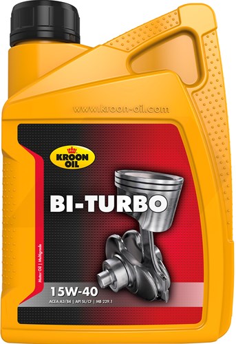 Kroon Bi-Turbo 15W-40 Universele Motorolie (1 Liter)
