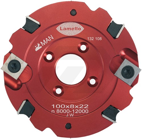 Lamello HW Groeffrees Met Wisselmesjes 100x8mm (Voor Clamex S-18)