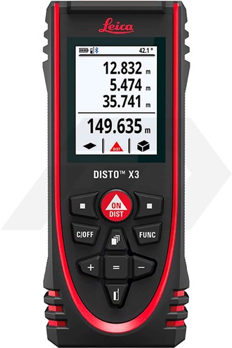 Leica Disto X3 Laserafstandmeter (150 Mtr)
