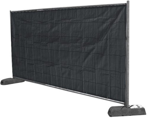 Konvox Bouwhekkleed 1,76 x 3,41 Mtr. Zwart NVO Brandvertragend