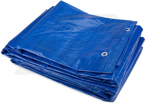 Konvox Dekkleed 4x6 Mtr. 130 Gr. Blauw
