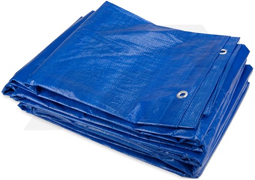 Konvox Dekkleed 6x8 Mtr. 150 Gr. Blauw