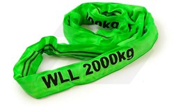 Tecwerk Rondstrop 2000 Kg. 4 Mtr. Groen