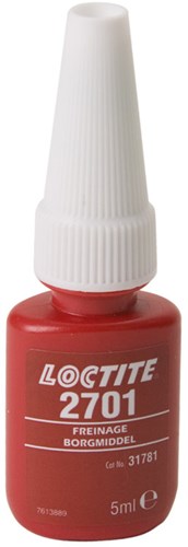 Loctite 2701 Schroefdraadborgmiddel, Hoge Sterkte (5ml)