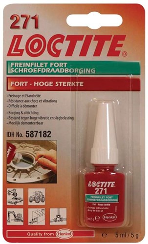 Loctite 2701 Schroefdraadborgmiddel, Hoge Sterkte (5ml)-2