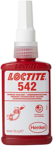 Loctite 542 Schroefdraadborgmiddel, Voor Fijne Draad (50ml)