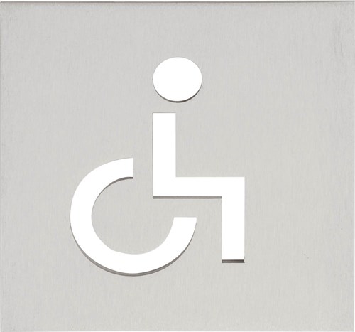 Formani Square Pictogrammen Mat RVS LSQP100K IN