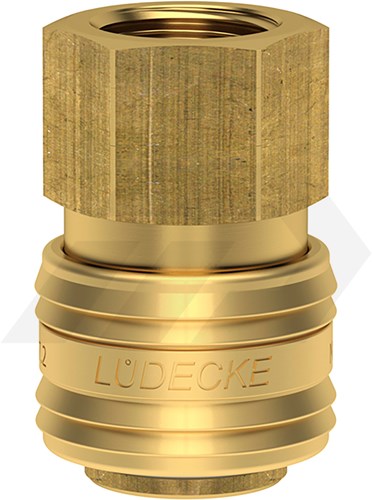 Ludecke ES 18 I Snelkoppeling Met Binnendraad 1/8" Euro