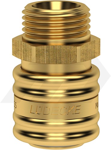 Ludecke ESO 38 A Snelkoppeling Met Buitendraad 3/8" Orion