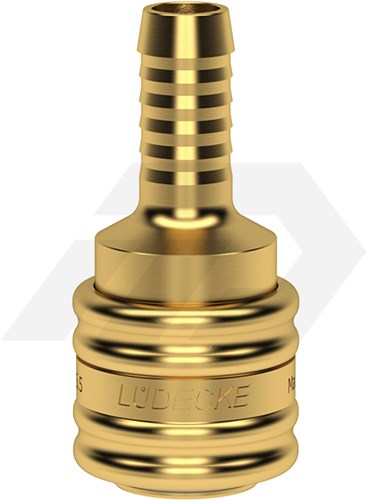 Ludecke ESO 8 T Snelkoppeling Met Slangtule 8mm Orion
