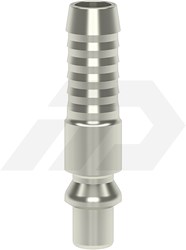 Ludecke ESOI 6 SS Insteeknippel Met Slangtule 6mm Orion
