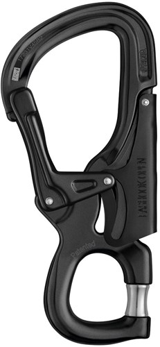 Petzl Eashook Open Karabiner Zwart