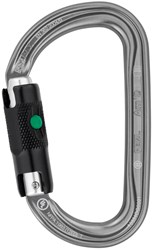 Petzl Am'D A-Symetrische Karabiner Ball-Lock Grijs
