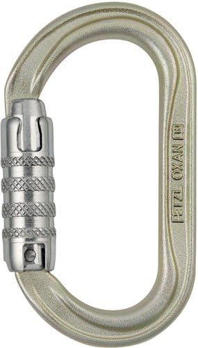 Petzl Oxan Stalen Karabiner Triact-Lock Goud