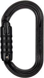 Petzl Oxan Stalen Karabiner Triact-Lock U Zwart