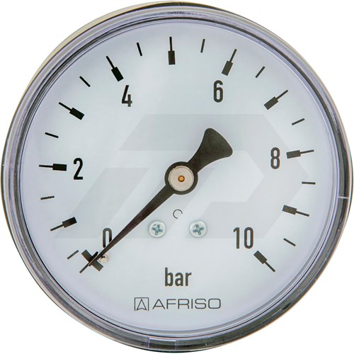 Afriso Manometer 63mm 1/4" Achteraansluiting 0-6 bar