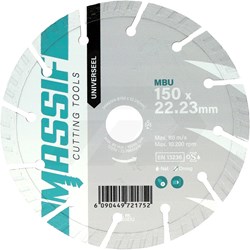 Massif MBU 150x22,23mm Diamantzaagblad Universeel