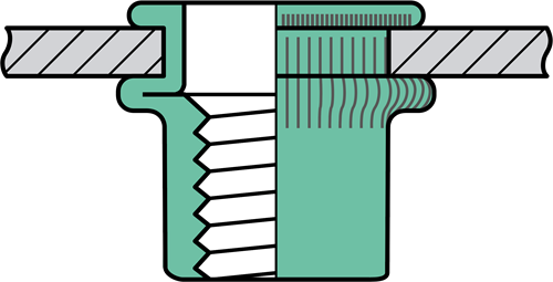 Blindklinkmoer M6 Alu Open Type (250 Stuks)-2