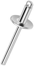 Popnagel 5,0x10mm Alu Grote Bolkop 14mm (250 Stuks)
