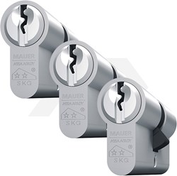 Mauer SP Profielcilinder 31/31mm SKG** Gelijksluitend (3 Stuks)
