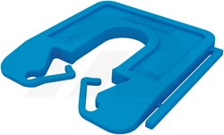 MILLI-MAX Uitvulplaatjes 4mm Blauw (100 Stuks)