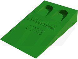 MILLI-MAX Wig 40x23x8mm Groen (350stuks)