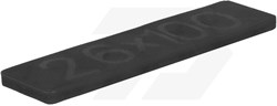 MILLI-MAX Glasblokjes 6x26x100 Zwart (25 Stuks)