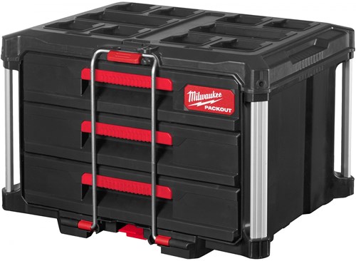 Milwaukee Packout Gereedschapskoffer Met 3 Llades