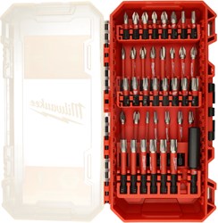 Milwaukee Shockwave Bitset 38-Delig (PH,PZ,TX)