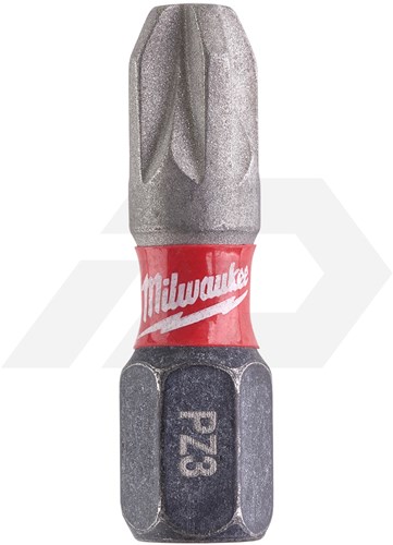Milwaukee PZ 3x25mm Pozi Impactschroefbit Shockwave 1/4" (25 stuks)