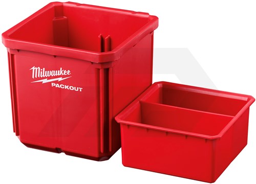 Milwaukee Packout Bakjes 10x10cm (2 Stuks)