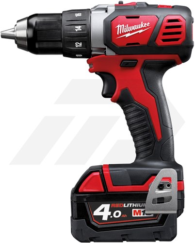 Milwaukee M18 BDD-402C 18V Schroefboormachine (2x4,0 Ah, Koffer)