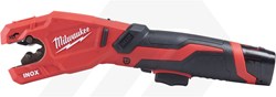 Milwaukee M12 PCSS-202C 12V Raptor Accu Pijpsnijder RVS (2x2,0Ah, C12 Lader)