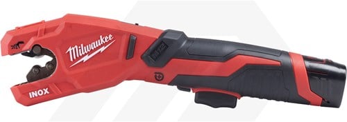 Milwaukee M12 PCSS-202C 12V Raptor Accu Pijpsnijder RVS (2x2,0Ah, C12 Lader)