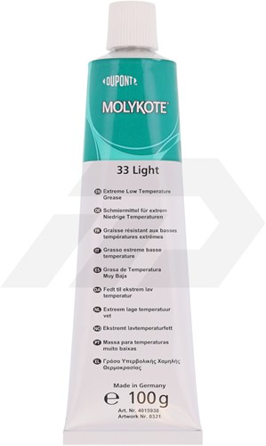 Molykote 33 Light Lage Temperaturenvet (100 Gram)