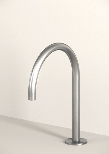 Cocoon 11.1 200mm Bladgemonteerde Uitloop Brushed Inox