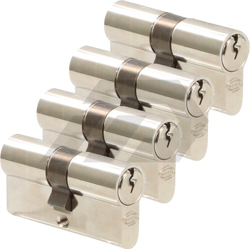 Corbin 91260 Profielcilinder 30/30mm Gelijksluitend (4 Stuks)