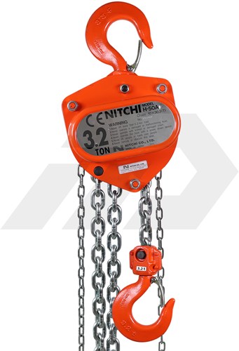 Nitchi H-50A 3,2T Handkettingtakel 6m