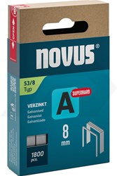 Novus A 8mm Nieten Superhard Verzinkt (1800 Stuks)