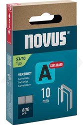 Novus A 10mm Nieten Superhard Verzinkt (800 Stuks)