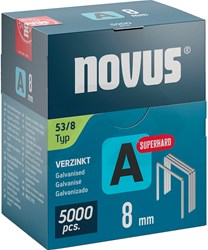 Novus A 8mm Nieten Superhard Verzinkt (5000 Stuks)