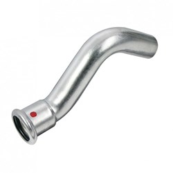 Bonfix Perskoppeling Staal Passeerbocht kort 15x15mm
