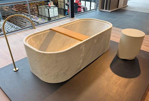 Cocoon Piet Boon PB Bath Natuurstenen Vrijstaand Bad Carrara Supreme (Showmodel)-2