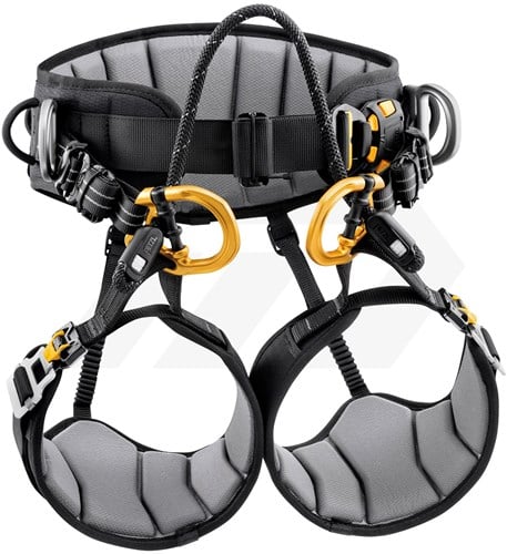 Petzl Sequoia Zitgordel Voor Boomsnoeien Zwart/Geel Maat 0